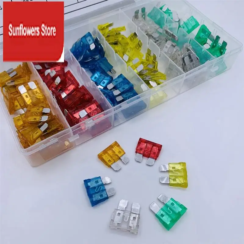120PCS Fuse Car Kit Assorted Auto Car Truck Standard Blade Fuse Assortment 5A 10A 15A 20A 25A 30A Automotive Fuse Parts
120PCS Fuse Car Kit Assorted Auto Car Truck Standard Blade Fuse Assortment 5A 10A 15A 20A 25A 30A Automotive Fuse Parts
