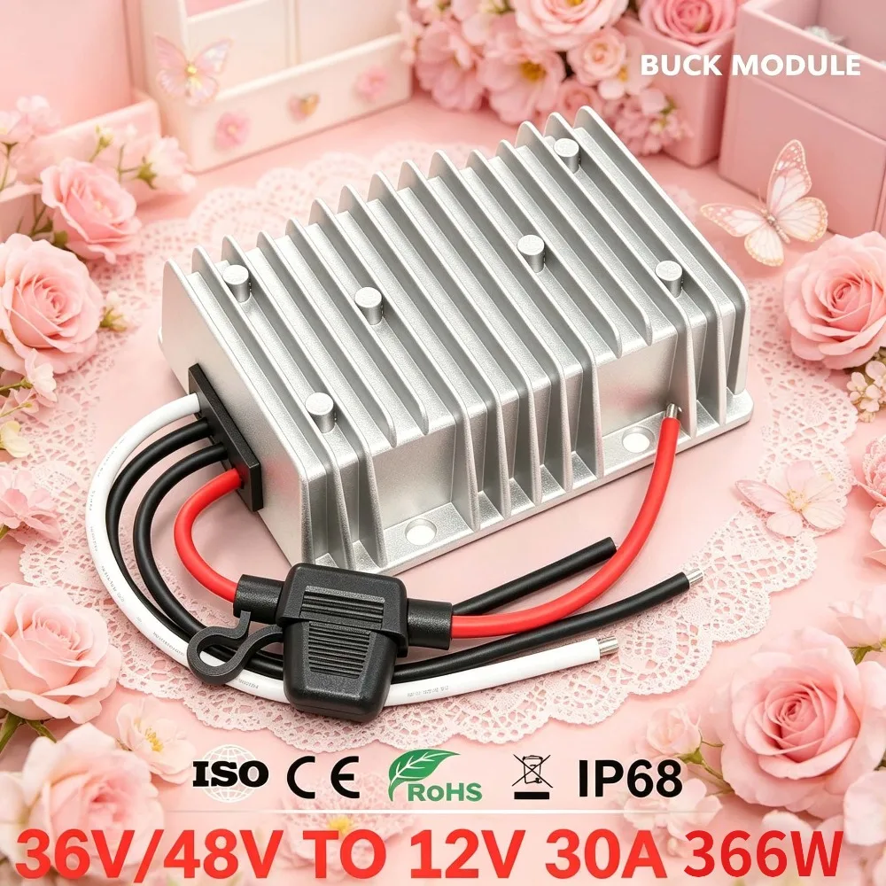 36V 48V to 12V 30A 360W New High Efficiency Buck Module DC DC Step Down Converter CE RoHS with Fuse Voltage Reducer
36V 48V to 12V 30A 360W New High Efficiency Buck Module DC DC Step Down Converter CE RoHS with Fuse Voltage Reducer