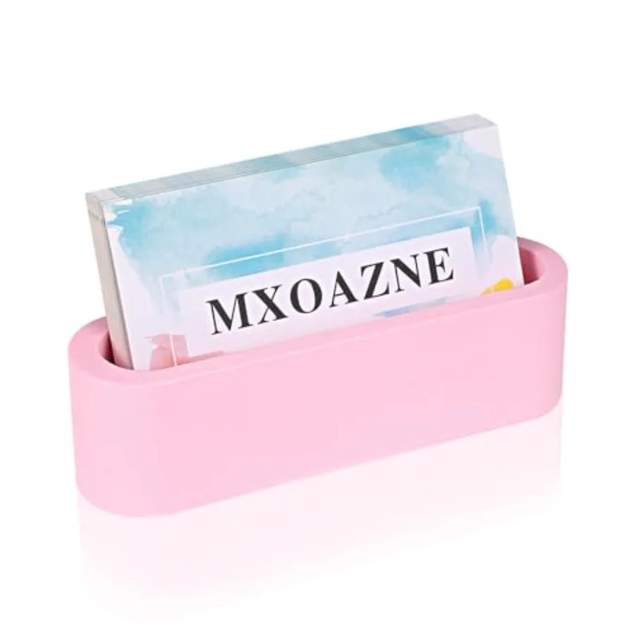 Cement Business Card Holder for Desk, Modern Desktop Business Name Card Display Stands for Women, Concrete Desk Decor, Pink
Cement Business Card Holder for Desk, Modern Desktop Business Name Card Display Stands for Women, Concrete Desk Decor, Pink