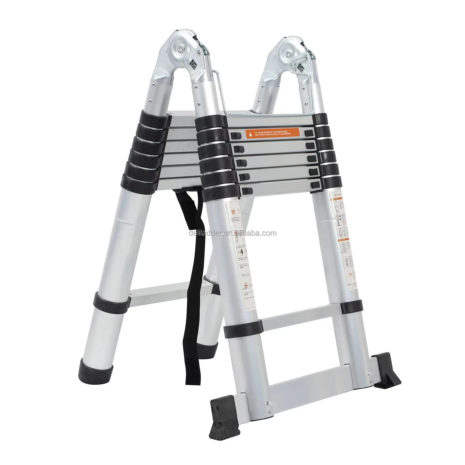 5.6M Double Sides Aluminum Telescopic Extension Ladder Durable Outdoor Use
5.6M Double Sides Aluminum Telescopic Extension Ladder Durable Outdoor Use