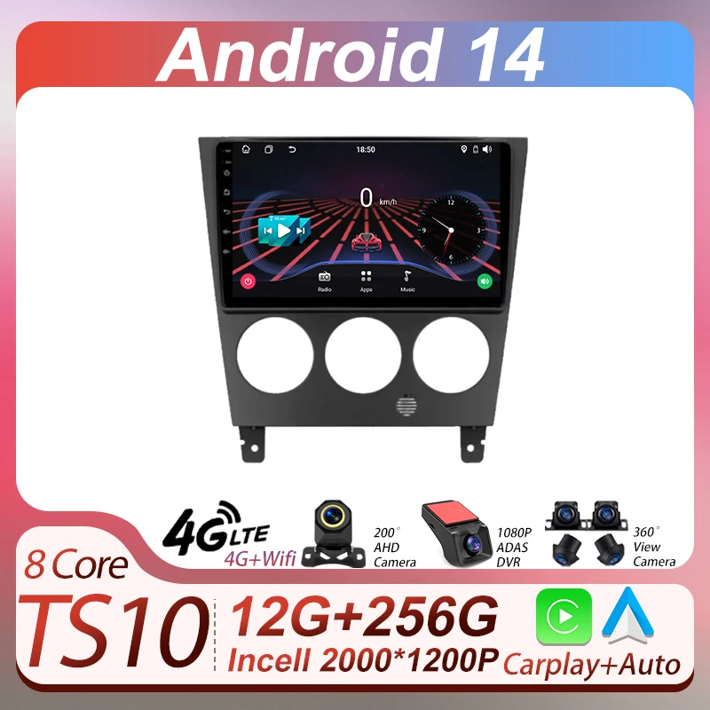 Car Android 14 For Subaru Impreza GD GG 2002 - 2007 Radio Video Multimedia Player GPS Carplay 2 Din Mirror Link Touch Screen BT
Car Android 14 For Subaru Impreza GD GG 2002 - 2007 Radio Video Multimedia Player GPS Carplay 2 Din Mirror Link Touch Screen BT