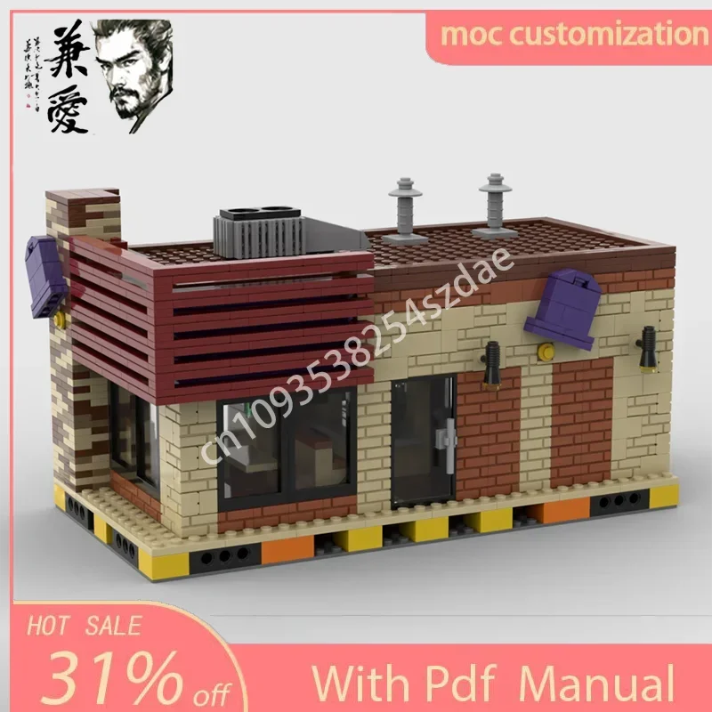 1184PCS Moc Fast Food Restaurant Architecture Model Building Blocks DIY Creative Assembly Educational Bricks Kids Holiday Gifts
1184PCS Moc Fast Food Restaurant Architecture Model Building Blocks DIY Creative Assembly Educational Bricks Kids Holiday Gifts