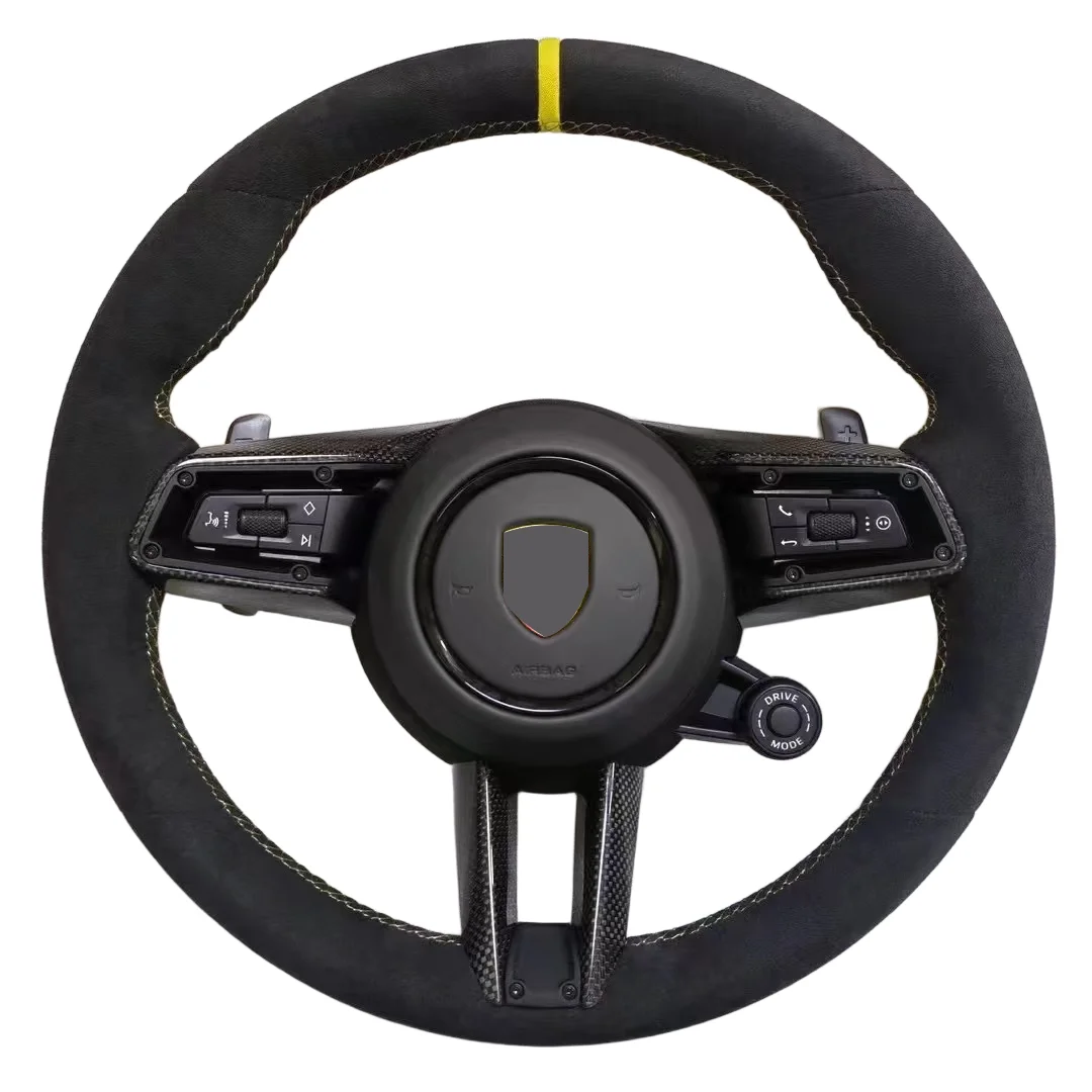 Old Style Upgraded New Alcantara Steering Wheel Suitable for Porsches Cayenne Boxster Cayman 987 Panamera 718 911 985 981 Mk2
Old Style Upgraded New Alcantara Steering Wheel Suitable for Porsches Cayenne Boxster Cayman 987 Panamera 718 911 985 981 Mk2
