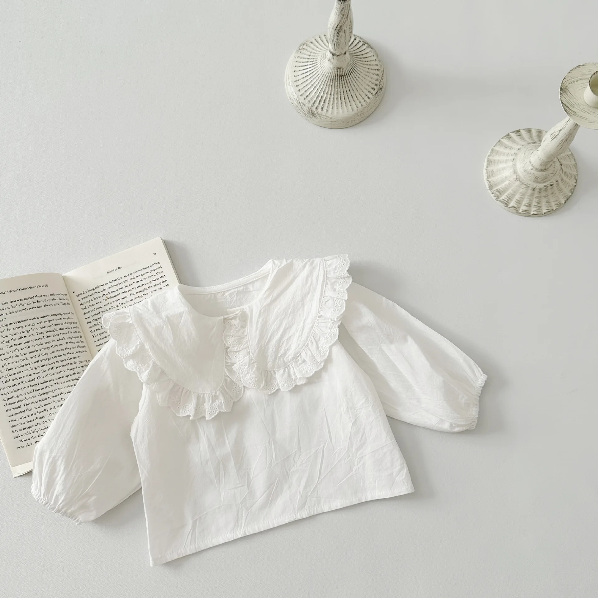 2024 Spring Autumn Kid Girl Big Lapel Long Sleeve T-shirt Infant Loose Casual Tops Baby Cotton Solid Tees Toddler Thin T Shirt
2024 Spring Autumn Kid Girl Big Lapel Long Sleeve T-shirt Infant Loose Casual Tops Baby Cotton Solid Tees Toddler Thin T Shirt