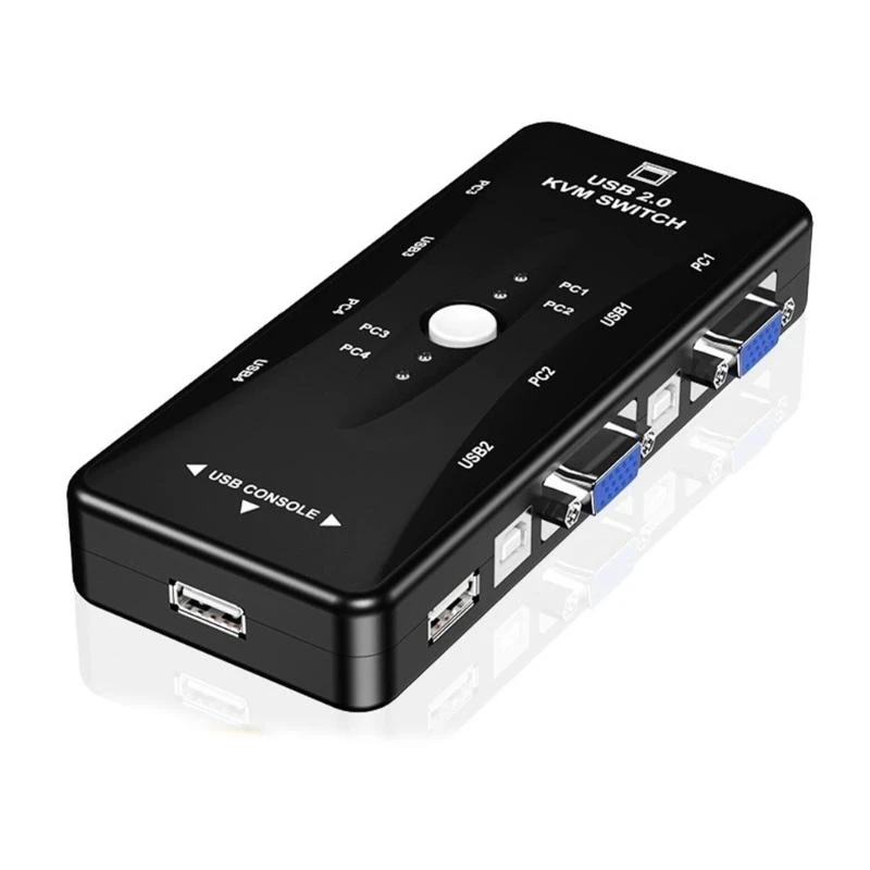 Продолжительность USB2.0 KVM Switcher 1080p VGA Splitter для гибкого использования компьютера
Продолжительность USB2.0 KVM Switcher 1080p VGA Splitter для гибкого использования компьютера