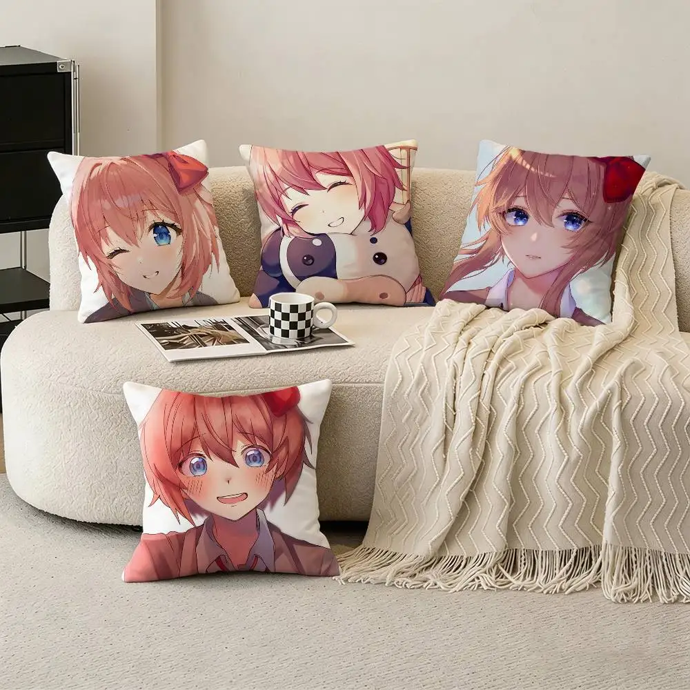 D-DDLC Girl S-Sayori Pillow Case for Sofa Living Room Home office Decor Protective Cover
D-DDLC Girl S-Sayori Pillow Case for Sofa Living Room Home office Decor Protective Cover