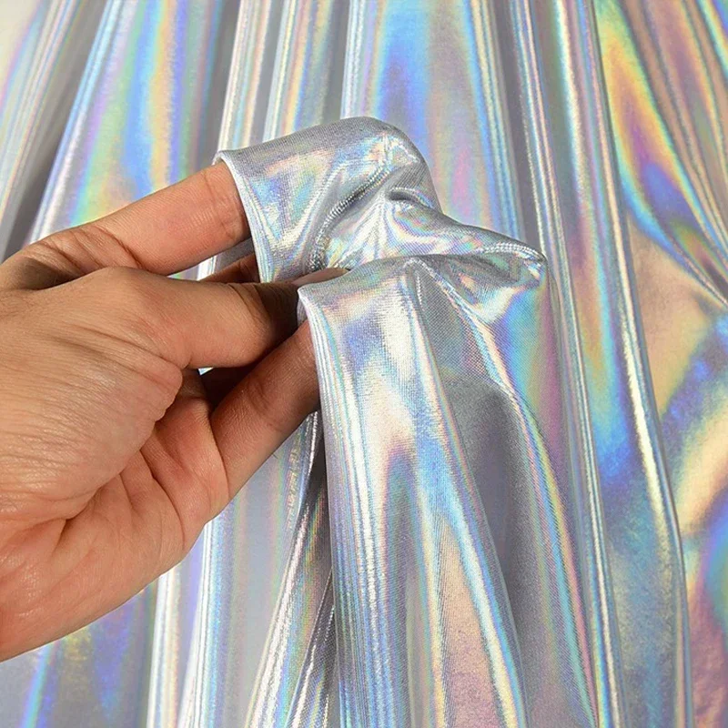 Stretch Shiny Gold Foil Bronzing Fabric Laser Colorful Glossy Material for DIY Stage Cosplay Costumes Dress Background Decor
Stretch Shiny Gold Foil Bronzing Fabric Laser Colorful Glossy Material for DIY Stage Cosplay Costumes Dress Background Decor