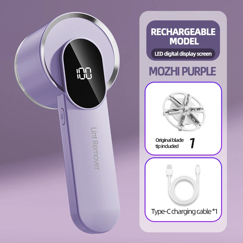 USB Rechargeable Fabric Shaver, Portable Lint Remover with Digital Display, Long Lasting Battery for Home & Travel Use
USB Rechargeable Fabric Shaver, Portable Lint Remover with Digital Display, Long Lasting Battery for Home & Travel Use