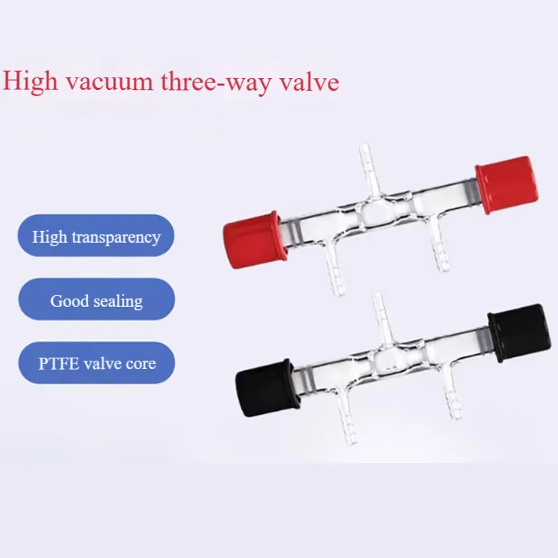 1PCS High vacuum three-way valve glass instrument transparent sealed PTFE valve core
1PCS High vacuum three-way valve glass instrument transparent sealed PTFE valve core