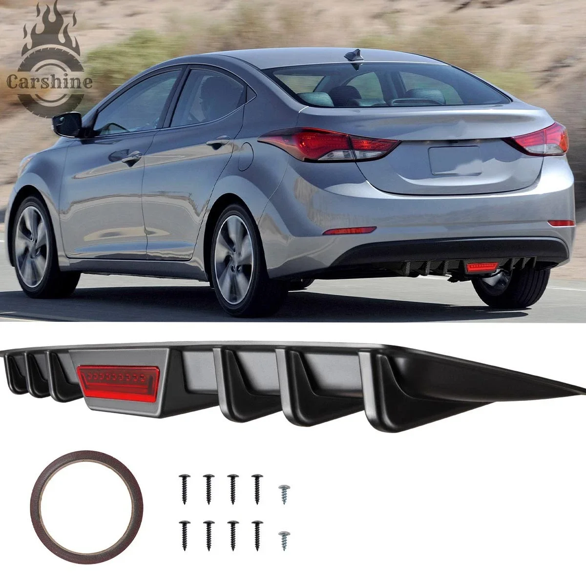 Rear Bumper Diffuser Lip Spoiler Splitter Body kit For Hyundai Elantra 2014-2021
Rear Bumper Diffuser Lip Spoiler Splitter Body kit For Hyundai Elantra 2014-2021