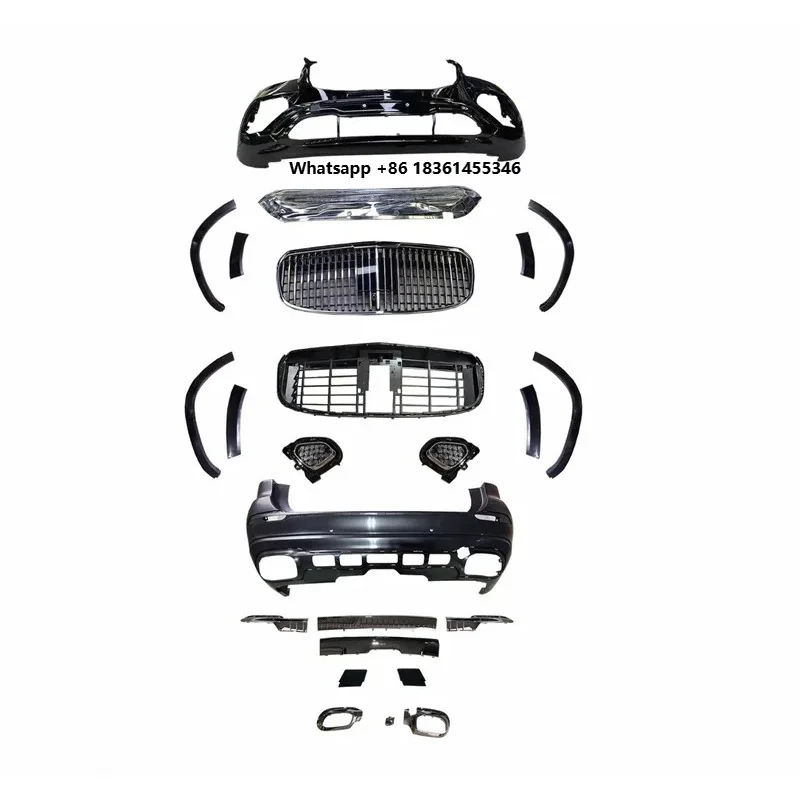 For GLS 2019+ X167 Facelift Car Grille MBH Front Car Bumper Rear Car Bumper Upgr Modification KitGenuine Bodykit
For GLS 2019+ X167 Facelift Car Grille MBH Front Car Bumper Rear Car Bumper Upgr Modification KitGenuine Bodykit