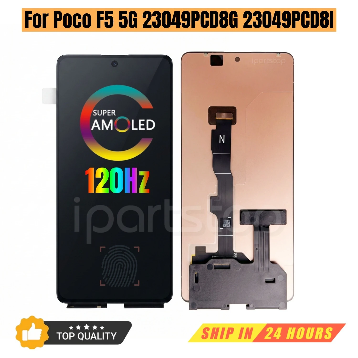 iParts Replacement AMOLED Display Touch Screen Assembly for Xiaomi Poco F5 23049PCD8G 23049PCD8I 120Hz OEM Support Fingerprint
iParts Replacement AMOLED Display Touch Screen Assembly for Xiaomi Poco F5 23049PCD8G 23049PCD8I 120Hz OEM Support Fingerprint