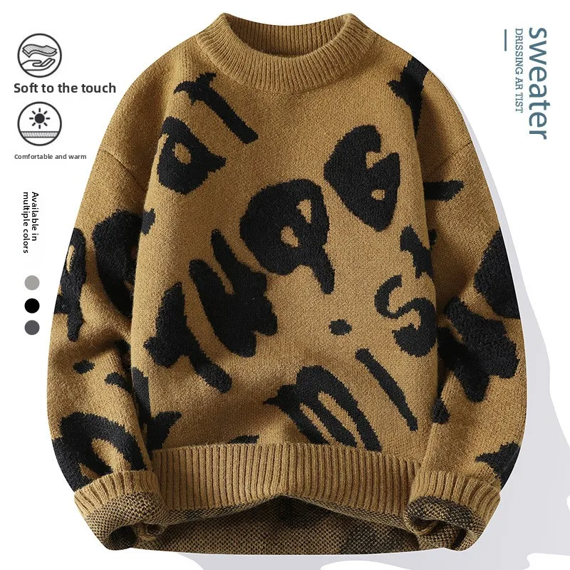 Artistic Leisure Style Sweaters Autumn Winter Spot Fashion Thickened Long Sleeve Crew Neck Pullover Unisex Casual Knitwear
Artistic Leisure Style Sweaters Autumn Winter Spot Fashion Thickened Long Sleeve Crew Neck Pullover Unisex Casual Knitwear
