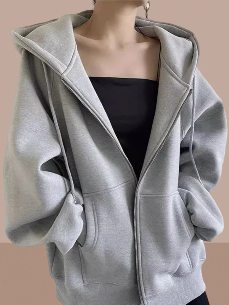 Утепленная женская толстовка-кардиган на весну-осень-зиму, новая коллекция, модная женская одежда, топ маленького размера, трендовая модель больших размеров
Утепленная женская толстовка-кардиган на весну-осень-зиму, новая коллекция, модная женская одежда, топ маленького размера, трендовая модель больших размеров