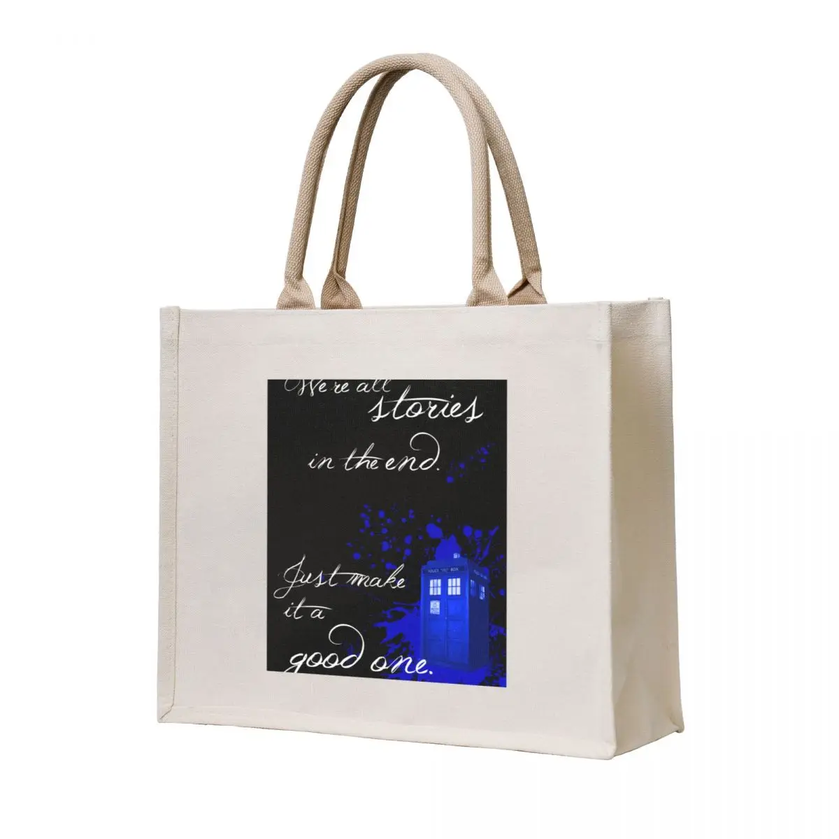 We're All Stories in the End (black) Tote Bag women bag large size bags shopping trolley bag
We're All Stories in the End (black) Tote Bag women bag large size bags shopping trolley bag