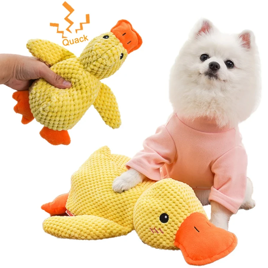 Duck Shape Dog Toy Quacking Pet Toys for Small Large Dog Cat Durable Puppy Molar Chew Toy Fun Interactive Plaything Dog Supplies
Duck Shape Dog Toy Quacking Pet Toys for Small Large Dog Cat Durable Puppy Molar Chew Toy Fun Interactive Plaything Dog Supplies
