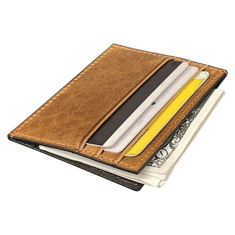 Portable Samll Card Holder Wallet for Women RFID Cardholder Purse Men's Genuine Leather High Quality Cards Holders Bag
Portable Samll Card Holder Wallet for Women RFID Cardholder Purse Men's Genuine Leather High Quality Cards Holders Bag