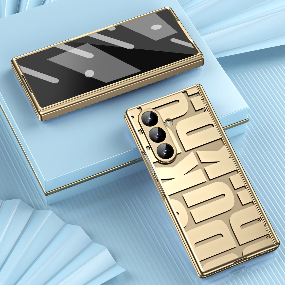Модный жесткий чехол с гальваническим покрытием из поликарбоната для Samsung Galaxy Z Fold 7, 6, 5, 4, 3, 2, со стеклянной пленкой для экрана
Модный жесткий чехол с гальваническим покрытием из поликарбоната для Samsung Galaxy Z Fold 7, 6, 5, 4, 3, 2, со стеклянной пленкой для экрана