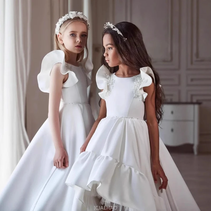 Girls White Evening Dress Sleeveless Ball Gown Kids Pageant Birthday Party Piano Recital Fashion Show Outfit Children Clothes
Girls White Evening Dress Sleeveless Ball Gown Kids Pageant Birthday Party Piano Recital Fashion Show Outfit Children Clothes