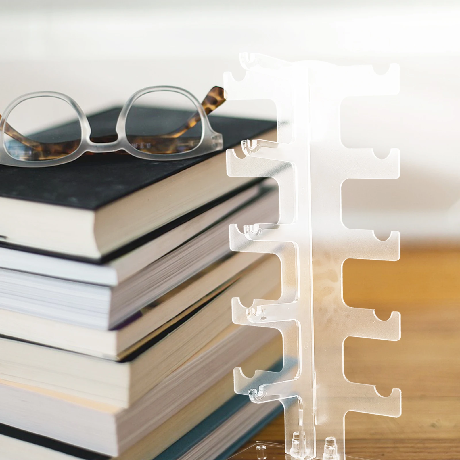 2pcs Glasses Display Material Hold 5 Pairs Easy Access Modern Storage Shelf Glasses Display Rack Home Office Decor
2pcs Glasses Display Material Hold 5 Pairs Easy Access Modern Storage Shelf Glasses Display Rack Home Office Decor