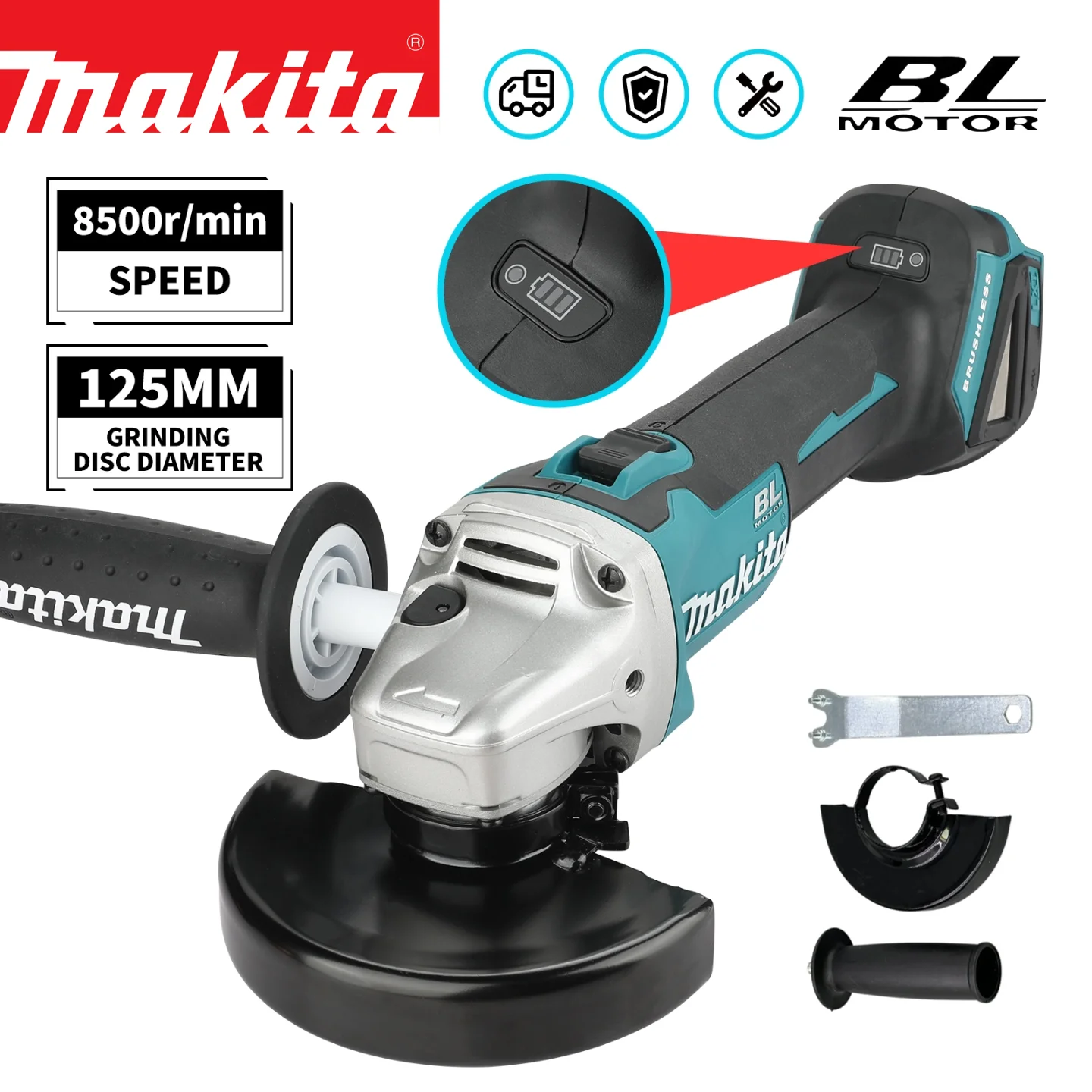 Новая оригинальная бесщеточная угловая шлифовальная машина Makita 18 В 125 мм DGA404, аккумуляторная резка, полировка, шлифовка ⚡
Новая оригинальная бесщеточная угловая шлифовальная машина Makita 18 В 125 мм DGA404, аккумуляторная резка, полировка, шлифовка ⚡