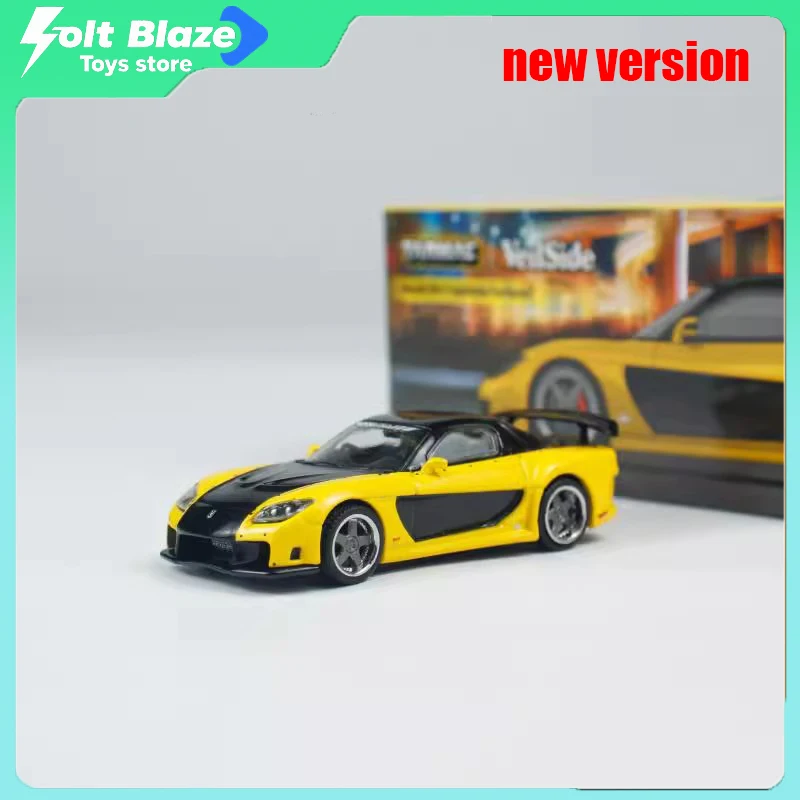 TW 1/64 Mazda RX-7 VeilSide Fortune7, литая под давлением модель автомобиля, имитация статической орнамента, коллекция автомобилей из сплава для мальчика, подарок
TW 1/64 Mazda RX-7 VeilSide Fortune7, литая под давлением модель автомобиля, имитация статической орнамента, коллекция автомобилей из сплава для мальчика, подарок
