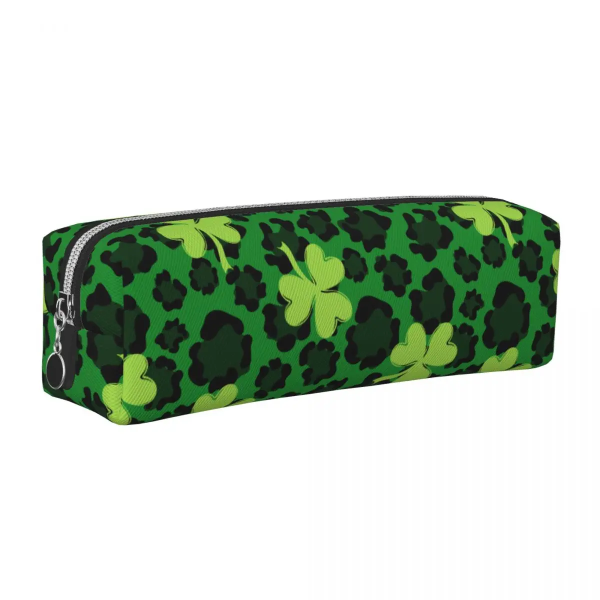 Saint Patricks Day Four Leaf Clover Pencil Cases Leopard Print Pencil Box Pen for Student Pencil Bags
Saint Patricks Day Four Leaf Clover Pencil Cases Leopard Print Pencil Box Pen for Student Pencil Bags