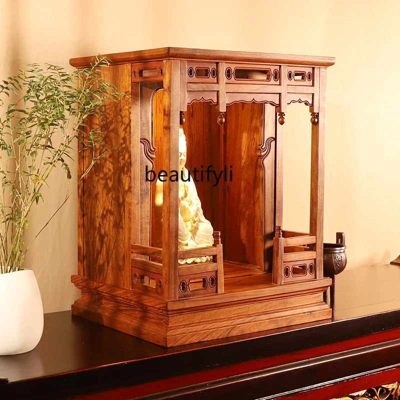 New Chinese-style solid wood Buddhist niche cabinet can be hung on the wall, incense table, shrine temple hall offering table
New Chinese-style solid wood Buddhist niche cabinet can be hung on the wall, incense table, shrine temple hall offering table