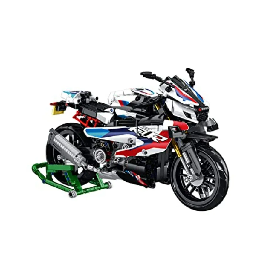 Motorcycle 1000 RR model building blocks set for display and play, ABS plastic, black and red, high precision fit and realistic
Motorcycle 1000 RR model building blocks set for display and play, ABS plastic, black and red, high precision fit and realistic