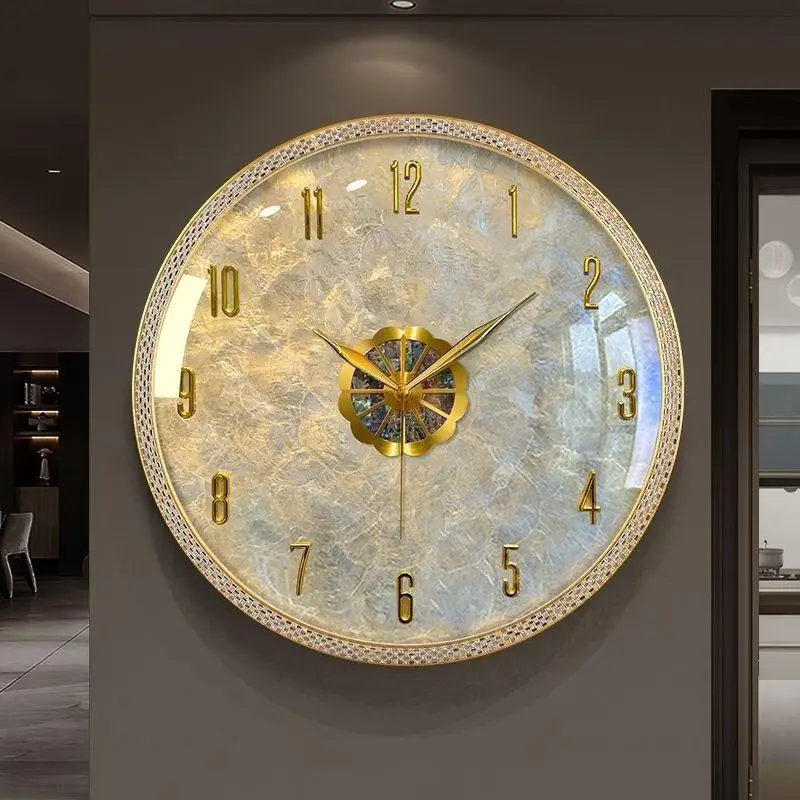 Light luxury living room wall clock living room clock high sense clock Internet celebrity home 2025 new wall 
Light luxury living room wall clock living room clock high sense clock Internet celebrity home 2025 new wall