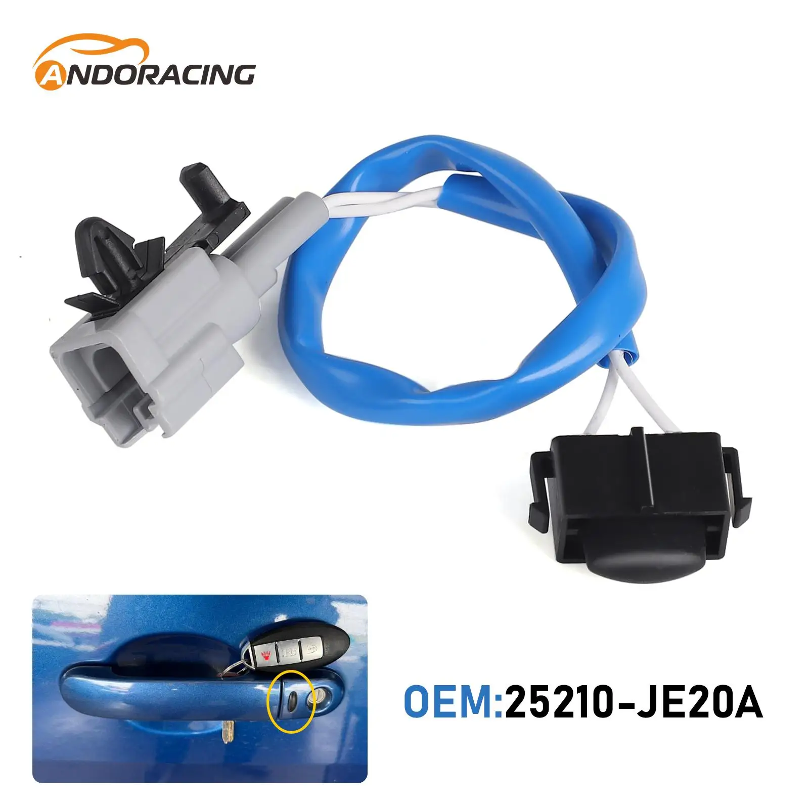 25210-JE20A Exterior Door Handle Smart Keyless Sensor Button Switch For Nissan Livina Tiida 2005-2012 Nissan Micra K12 2004-2009
25210-JE20A Exterior Door Handle Smart Keyless Sensor Button Switch For Nissan Livina Tiida 2005-2012 Nissan Micra K12 2004-2009