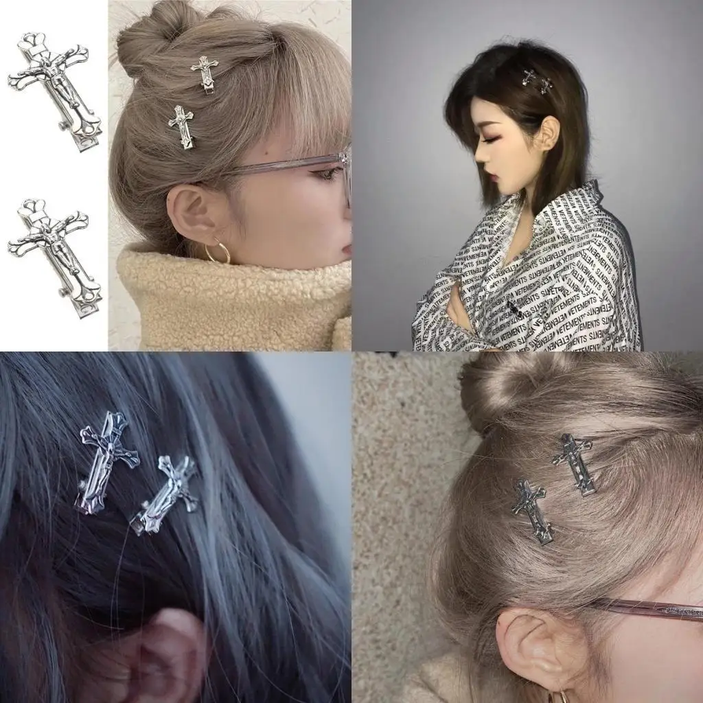 31BF Gothic for Cross Hair Clip Bangs Hair Barrette Ponytail Decor Dog Bone Duckbill
31BF Gothic for Cross Hair Clip Bangs Hair Barrette Ponytail Decor Dog Bone Duckbill