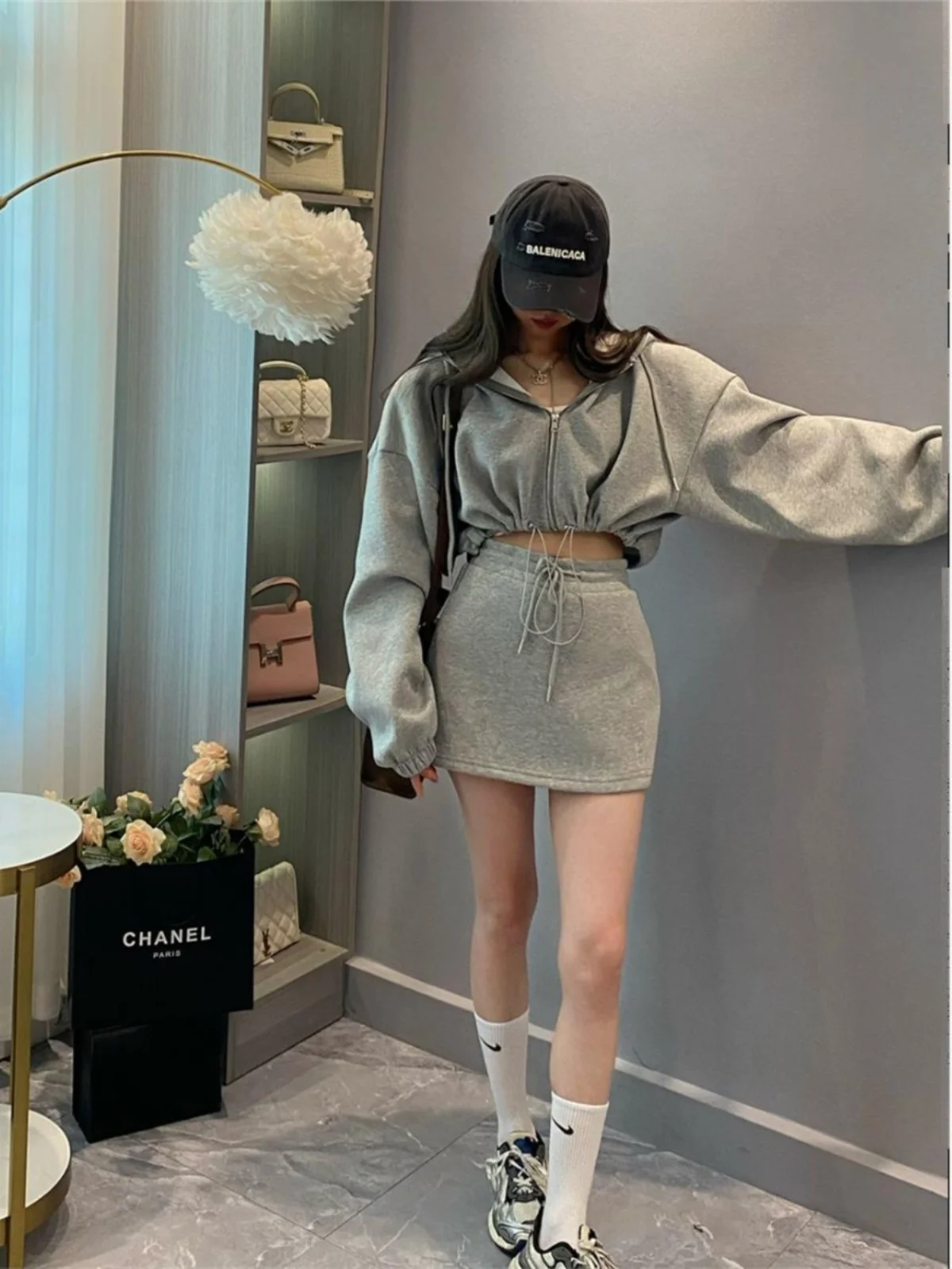 ay Hoodie Jaet Casual Women's Set Faion Early Autumn Loose High Waist Slimming Spor Outfit Two-Piece Polyester Fiber
ay Hoodie Jaet Casual Women's Set Faion Early Autumn Loose High Waist Slimming Spor Outfit Two-Piece Polyester Fiber