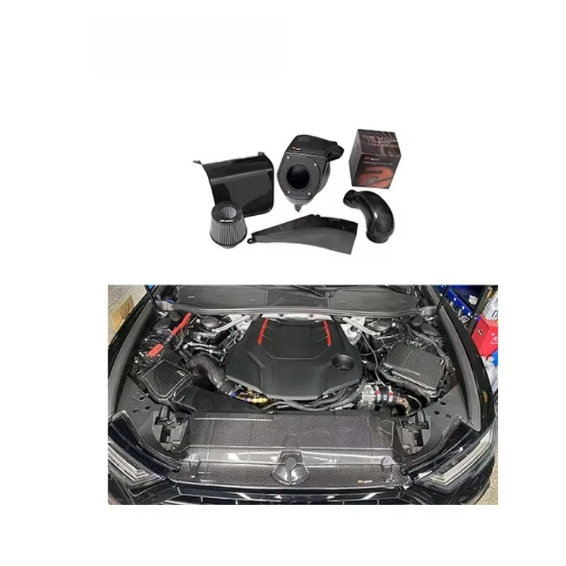 Original Design Style 100% Dry Carbon Fiber Cold Air Intake System for A6 A7 C8 3.0T 2018-UP
Original Design Style 100% Dry Carbon Fiber Cold Air Intake System for A6 A7 C8 3.0T 2018-UP