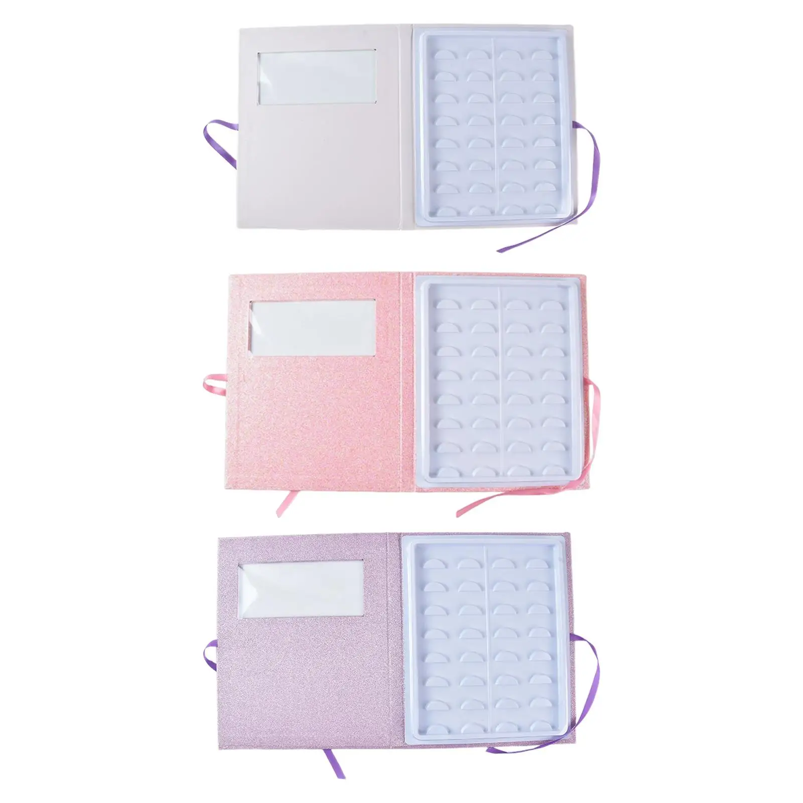False Eyelash Storage Book Holder Case Sample Book Compact Portable Travel Large Capacity Packaging Tray Lashes Container
False Eyelash Storage Book Holder Case Sample Book Compact Portable Travel Large Capacity Packaging Tray Lashes Container
