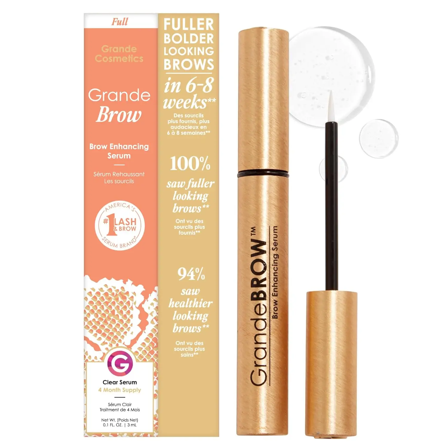 Enhance Eyebrows Serum for Fuller, Bolder Look with Vitamins, Peptides, Antioxidants - Cruelty-Free
Enhance Eyebrows Serum for Fuller, Bolder Look with Vitamins, Peptides, Antioxidants - Cruelty-Free