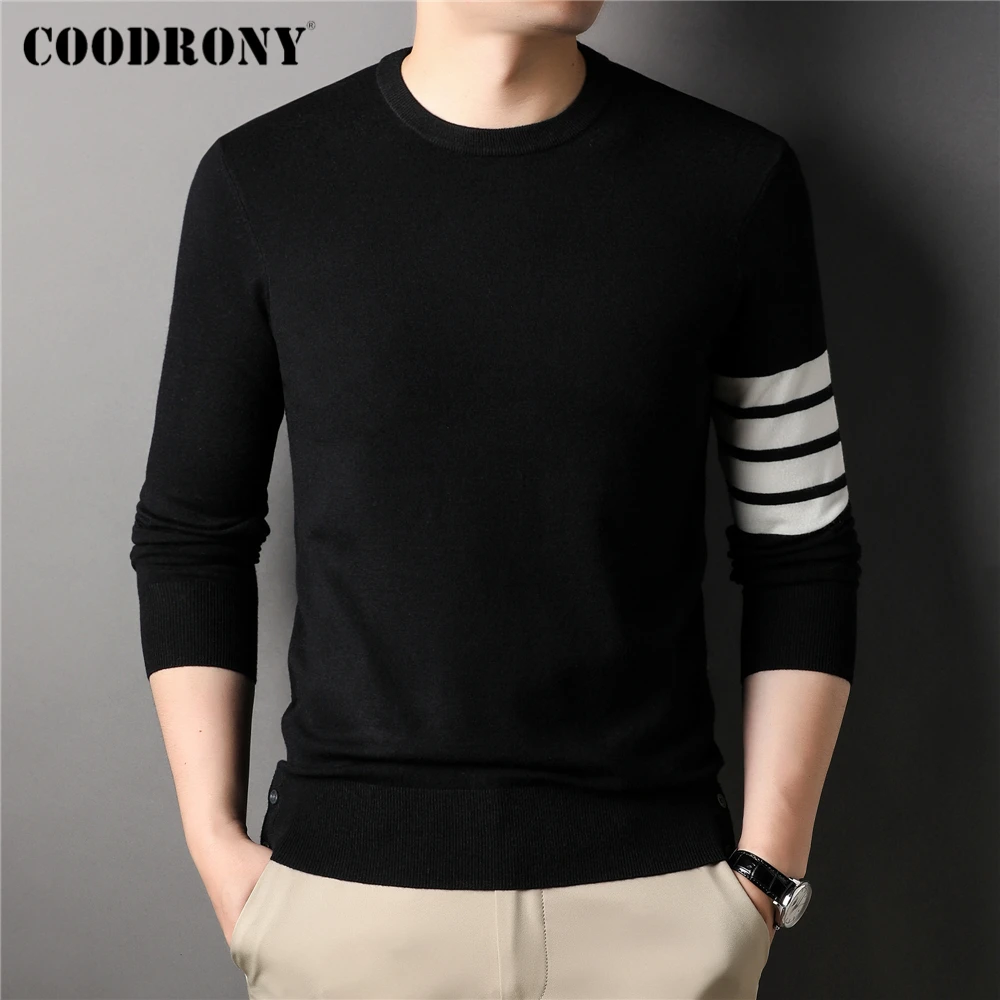 COODRONY Brand O-Neck Knitwear Sweater Men Clothing Spring Autumn New Arrival Classic Streetwear Striped Pullover Homme Z1193
COODRONY Brand O-Neck Knitwear Sweater Men Clothing Spring Autumn New Arrival Classic Streetwear Striped Pullover Homme Z1193