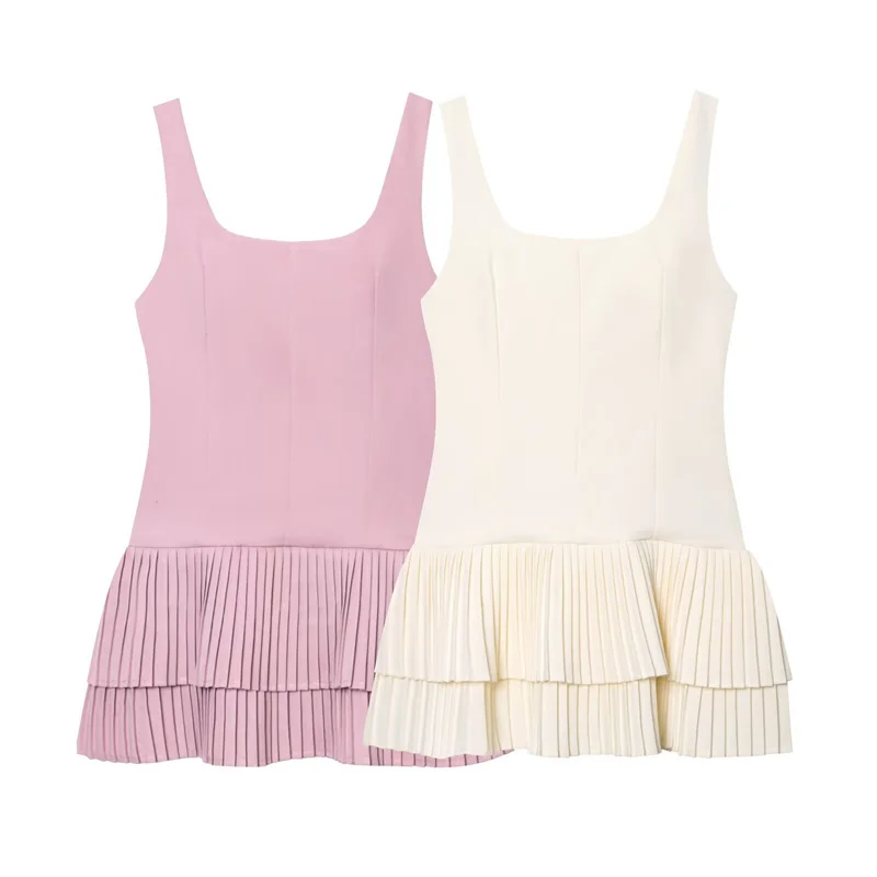 Women's jumpsuit New summer 2025 Solid color wide pleated dress jumpsuit Sexy suspender design Personality and fashion
Women's jumpsuit New summer 2025 Solid color wide pleated dress jumpsuit Sexy suspender design Personality and fashion