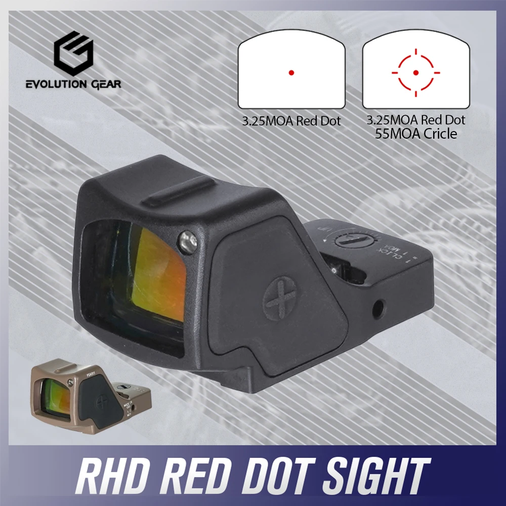 Evolution Gear RMHD 3.25MOA Tactical Reflex Sight MOTAC Red Dot Shockproof For Hunting Airsoft Hight Quality Ver
Evolution Gear RMHD 3.25MOA Tactical Reflex Sight MOTAC Red Dot Shockproof For Hunting Airsoft Hight Quality Ver