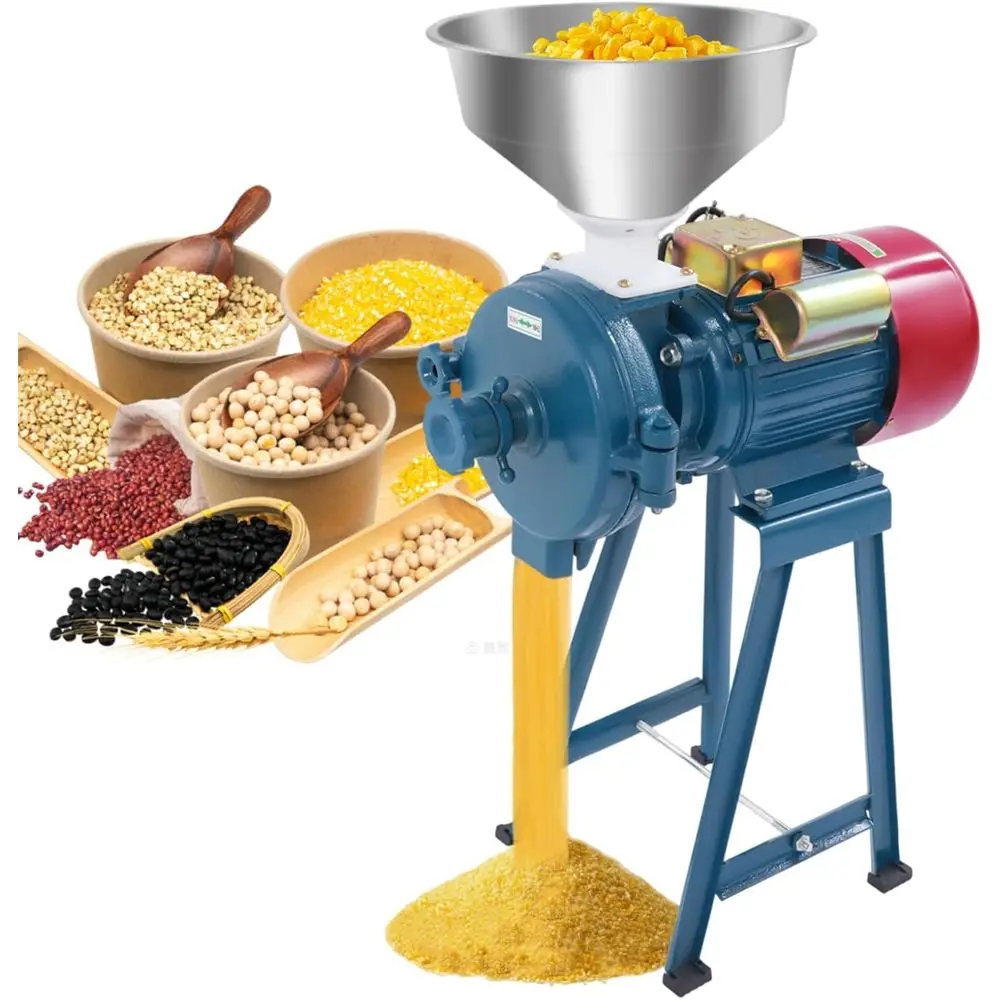 2200W Electric Grain Mill Grinder with unnel, Adjustable Output Thickn220V Commercial & Home Corn Grinder hine or Rice, Cereals,
2200W Electric Grain Mill Grinder with unnel, Adjustable Output Thickn220V Commercial & Home Corn Grinder hine or Rice, Cereals,