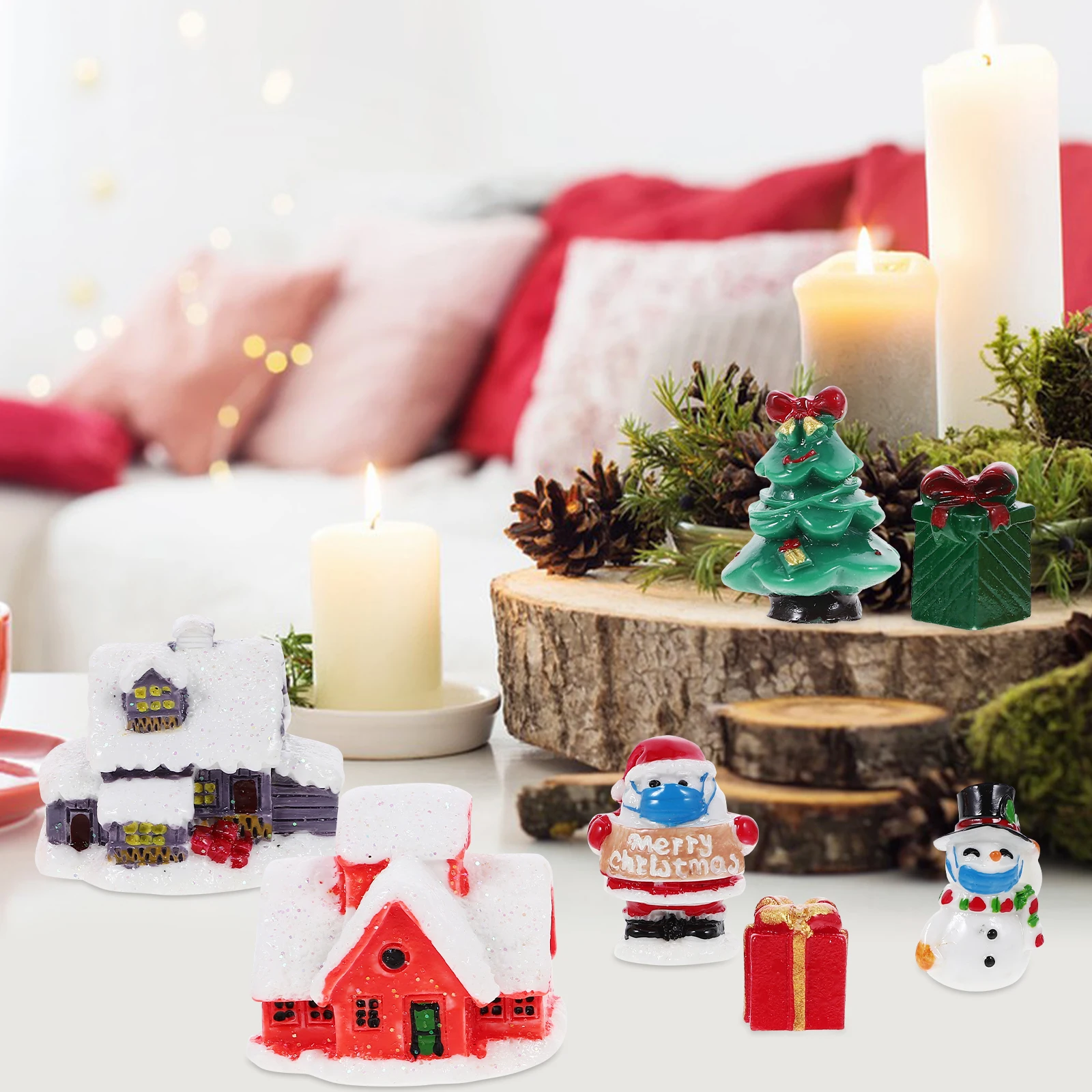 1 set 1 Set Of Mini Santa Claus Figurines Resin Ornaments For Diy Christmas Scene Fairy Garden Decor Xmas Party Supplies
1 set 1 Set Of Mini Santa Claus Figurines Resin Ornaments For Diy Christmas Scene Fairy Garden Decor Xmas Party Supplies