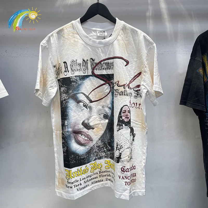 High Street Vintage White Carbon Gray Tie-Dye Dirty Vale T Shirt Men Women Top Quality Cotton Character Print Valley T-Shirts
High Street Vintage White Carbon Gray Tie-Dye Dirty Vale T Shirt Men Women Top Quality Cotton Character Print Valley T-Shirts