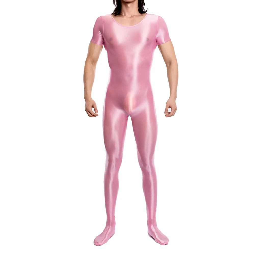 Men Bodystockings Oil Glossy Short Sleeve Bodysuit Gym Bodyshaper Leotard Jumpsuit Yoga Fitness Elastic Tights Pouch Pantyhose
Men Bodystockings Oil Glossy Short Sleeve Bodysuit Gym Bodyshaper Leotard Jumpsuit Yoga Fitness Elastic Tights Pouch Pantyhose