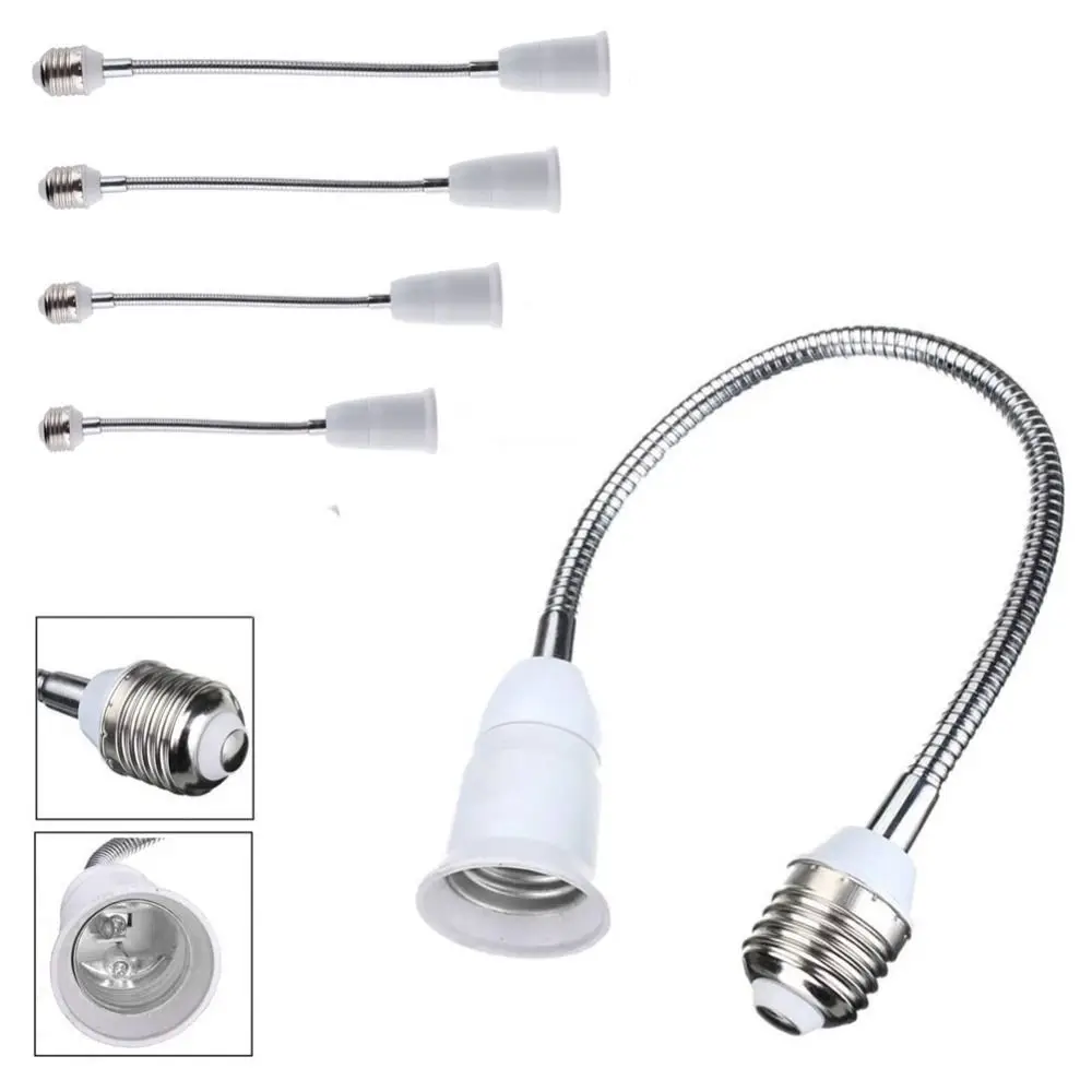 Flexible E27 to E27 LED Lamp Base Bulb Socket Extender Extension Light Holder Converter Adapter
Flexible E27 to E27 LED Lamp Base Bulb Socket Extender Extension Light Holder Converter Adapter