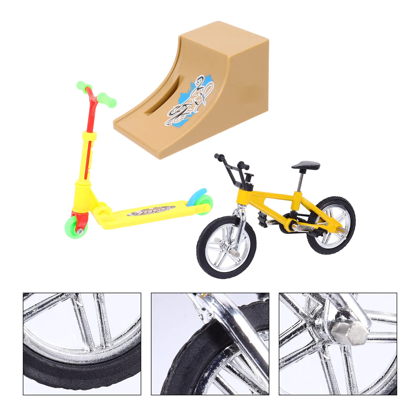 1Set Finger Bike Scooter Ramp Mini Multifunctional Fingertip Sports Stress Relief Educational Movement Set Mini Finger Toys Set
1Set Finger Bike Scooter Ramp Mini Multifunctional Fingertip Sports Stress Relief Educational Movement Set Mini Finger Toys Set