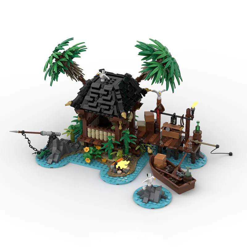 Строительные блоки MOC, пиратский остров для побега, простая хижина, вид на улицу, сборка, строительные блоки, игрушки, детский подарок
Строительные блоки MOC, пиратский остров для побега, простая хижина, вид на улицу, сборка, строительные блоки, игрушки, детский подарок