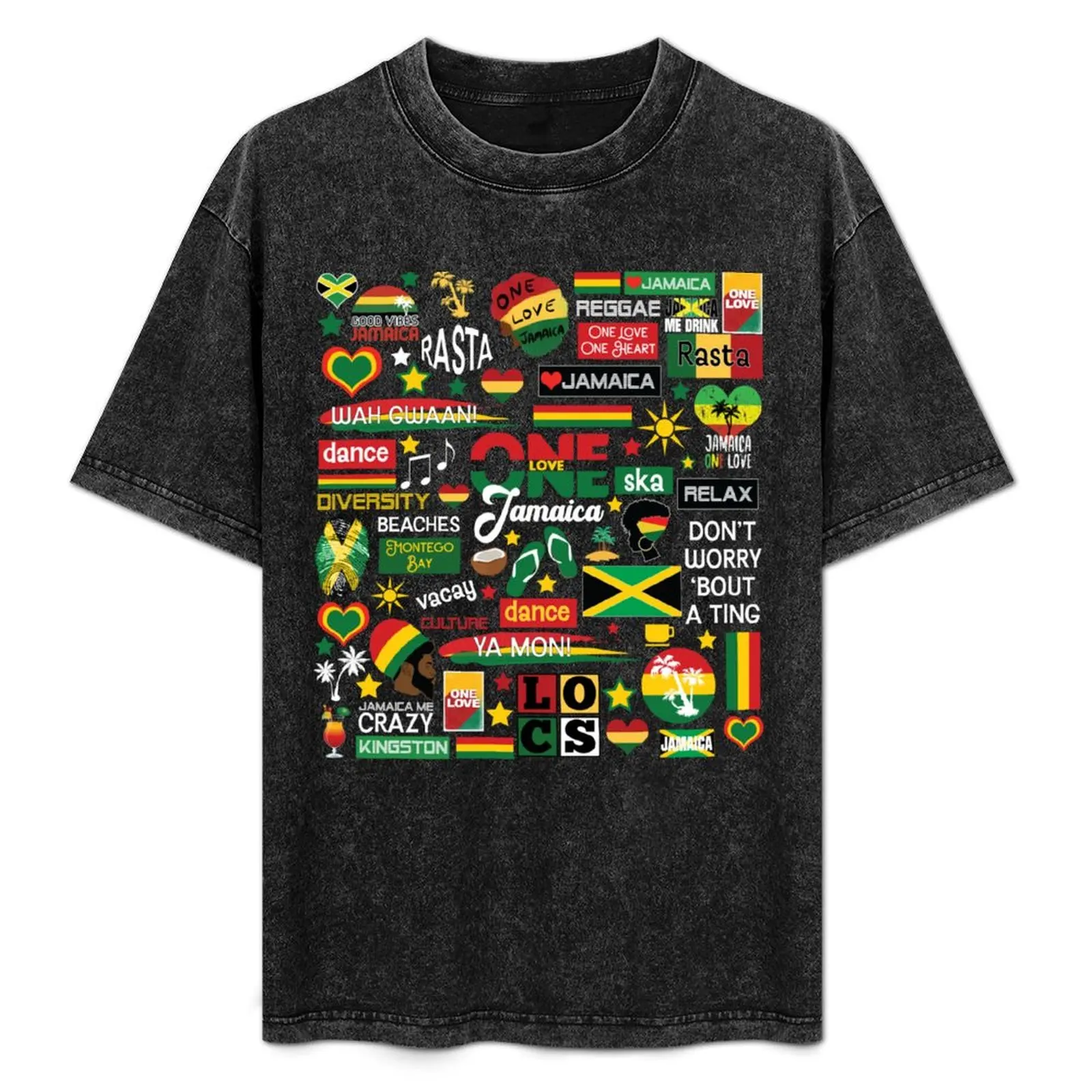 Jamaica One Love Culture Pattern T-Shirt Casual Light Summer Short Sleeve Top
Jamaica One Love Culture Pattern T-Shirt Casual Light Summer Short Sleeve Top