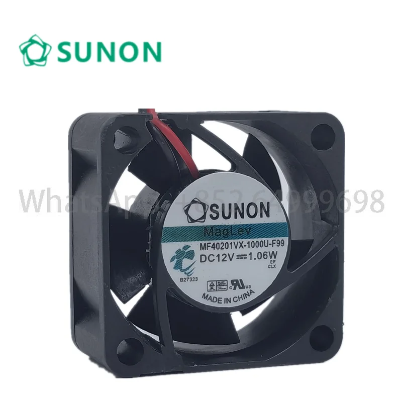 New For sunon MF40201VX-1000U-F99 4020 DC 12V 40*40*20MM 1.06w 4cm silent cooling fan
New For sunon MF40201VX-1000U-F99 4020 DC 12V 40*40*20MM 1.06w 4cm silent cooling fan