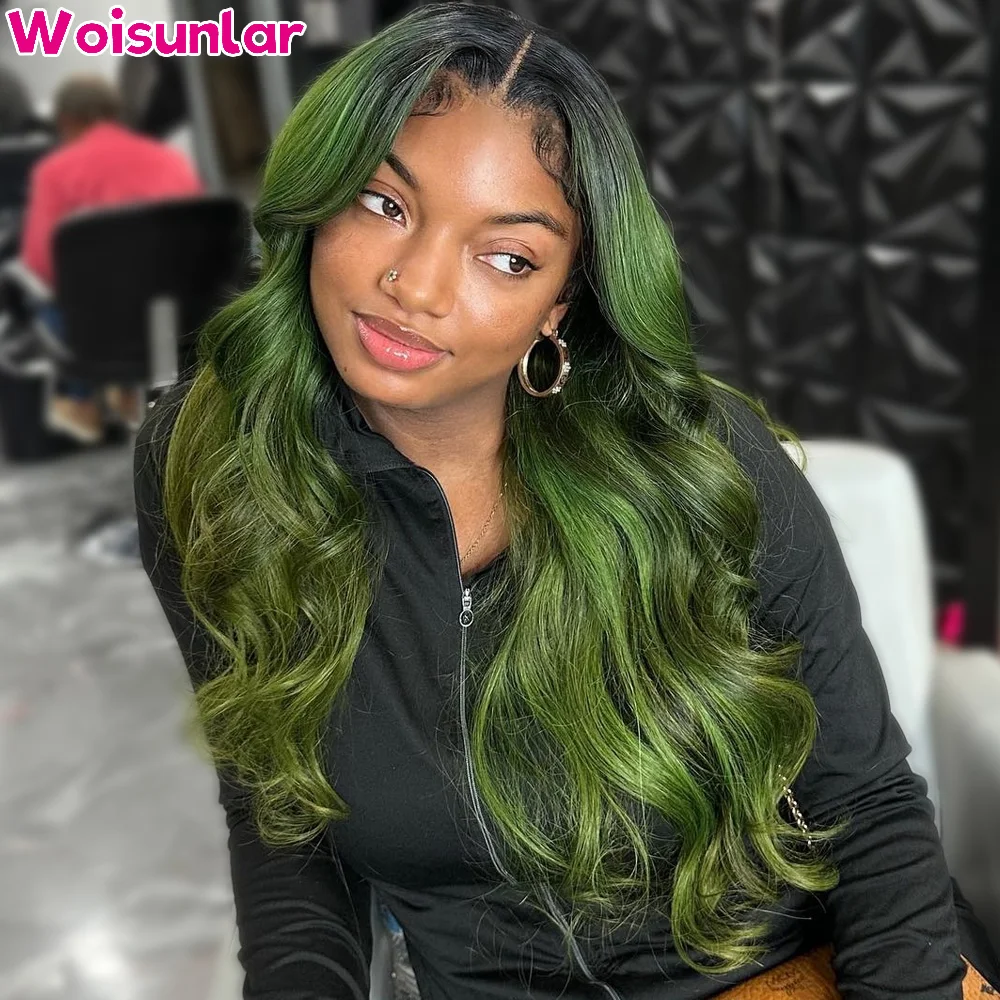 Ombre Green and Black Lace Front Human Hair Wigs Body Wave glueless Hair 613 For women 13x4 Lace Front Wigs Human Hair Wigs 100%
Ombre Green and Black Lace Front Human Hair Wigs Body Wave glueless Hair 613 For women 13x4 Lace Front Wigs Human Hair Wigs 100%
