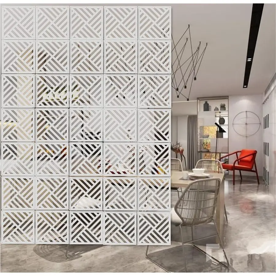 Set Hanging Room Divider White DIY Panel Screens Partition Wall Dividers Room Decorative with All Accessories 11.4x11.4 Inch M6
Set Hanging Room Divider White DIY Panel Screens Partition Wall Dividers Room Decorative with All Accessories 11.4x11.4 Inch M6